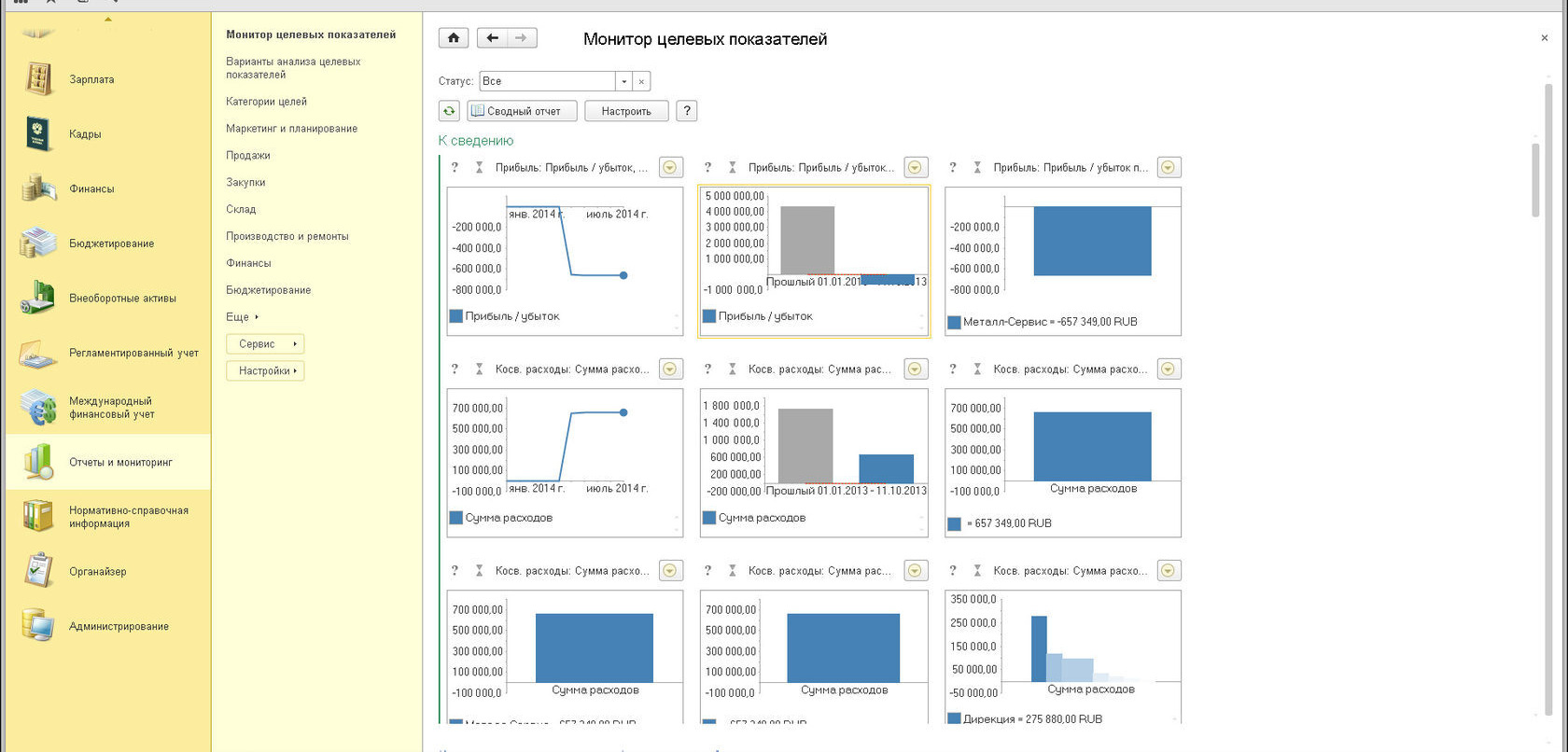 1c ERP Интерфейс